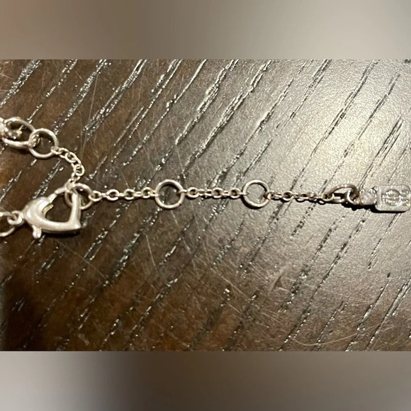 Designer Inspired Renaissance Diamond And Silver Tassel Long Pendant Necklace. - Picture 6 of 6